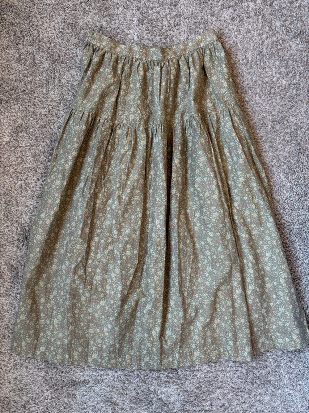 Harly Jae prairie skirt in chai blossom